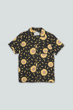 Indlæs billede til gallerivisning Sunflower Short Sleeve Shirt (Moonless Night)