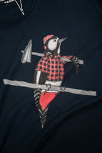 Indlæs billede til gallerivisning Woodpecker T-shirt (Blueberry)