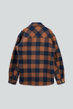 Indlæs billede til gallerivisning Birler Wool Jacket (Blueberry/Mocha Bisque)