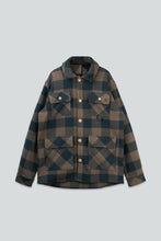 Indlæs billede til gallerivisning Birler Wool Jacket (Morel/Green Gables)