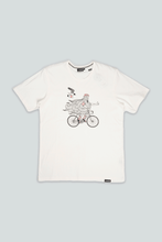 Indlæs billede til gallerivisning Beard on a Bike T-shirt (Star White)