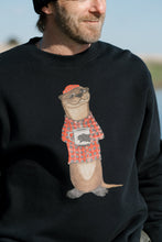 Indlæs billede til gallerivisning An Otter Coffee Crewneck (Moonless Night)