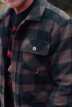 Indlæs billede til gallerivisning Birler Wool Jacket (Morel/Green Gables)