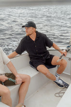 Indlæs billede til gallerivisning Coastline Short Sleeve Shirt (Moonless Night)