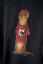 Indlæs billede til gallerivisning An Otter Coffee Crewneck (Moonless Night)