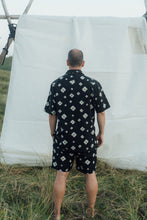 Indlæs billede til gallerivisning Maguerite Short Sleeve Shirt (Moonless Night)