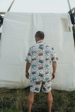 Indlæs billede til gallerivisning Roadtrip Mixtape Short Sleeve Shirt (Star White)