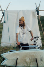 Indlæs billede til gallerivisning Beard on a Bike T-shirt (Star White)