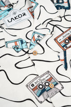 Indlæs billede til gallerivisning Roadtrip Mixtape Short Sleeve Shirt (Star White)