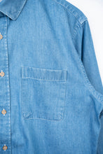 Indlæs billede til gallerivisning Organic Denim Shirt (Medium Blue)