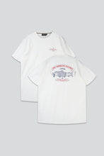 Indlæs billede til gallerivisning The Smoking Salmon T-shirt (Star White)