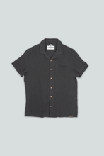 Indlæs billede til gallerivisning Coastline Short Sleeve Shirt (Moonless Night)
