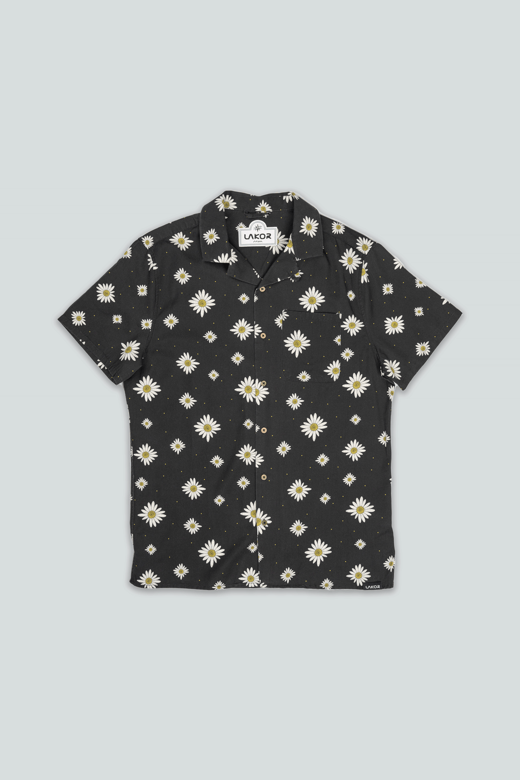 Maguerite Short Sleeve Shirt (Moonless Night)