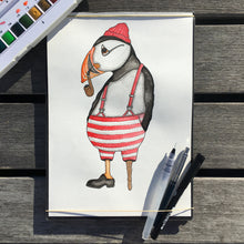 Indlæs billede til gallerivisning Atlantic Puffin tegning
