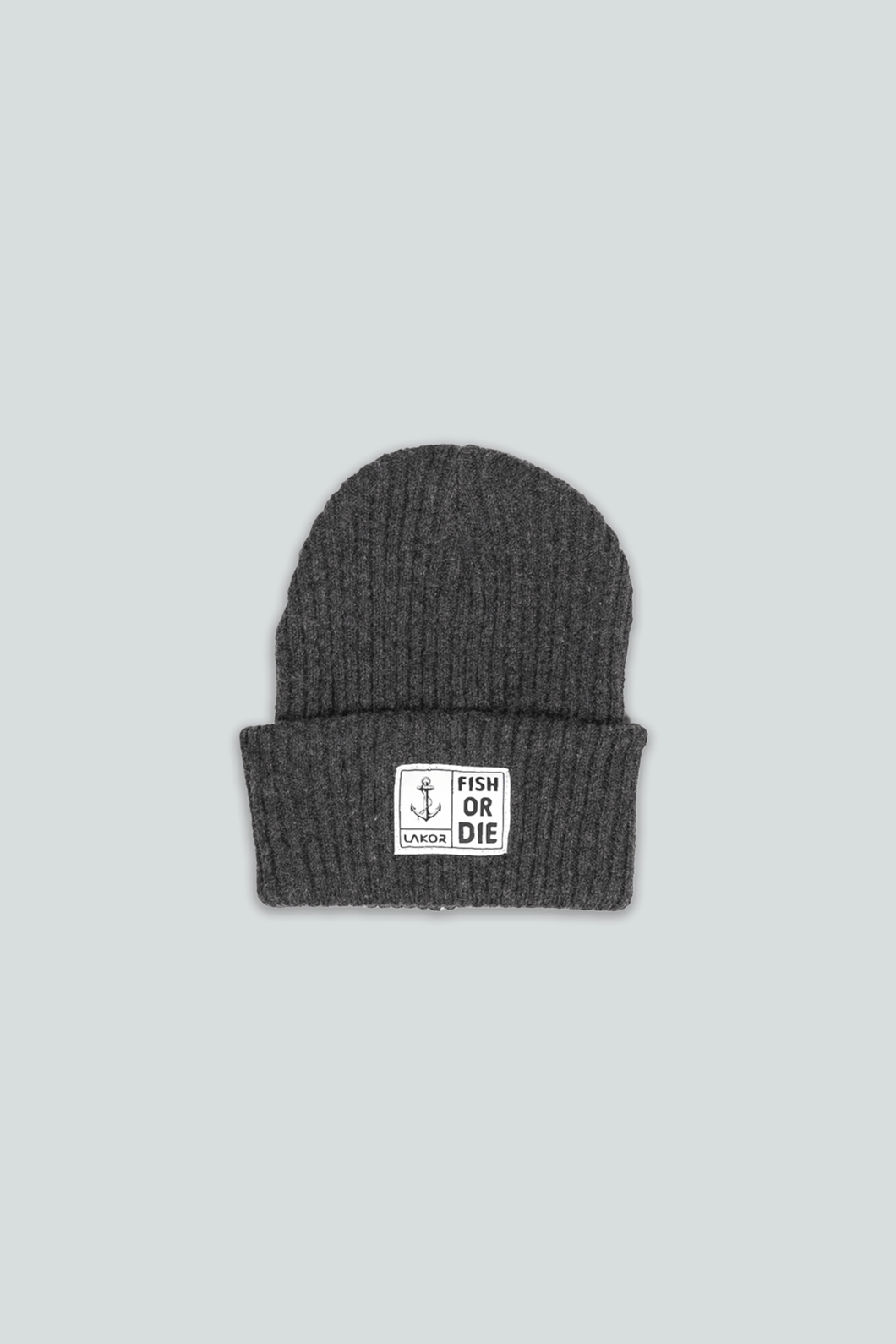 Fish or Die Beanie (Grey)