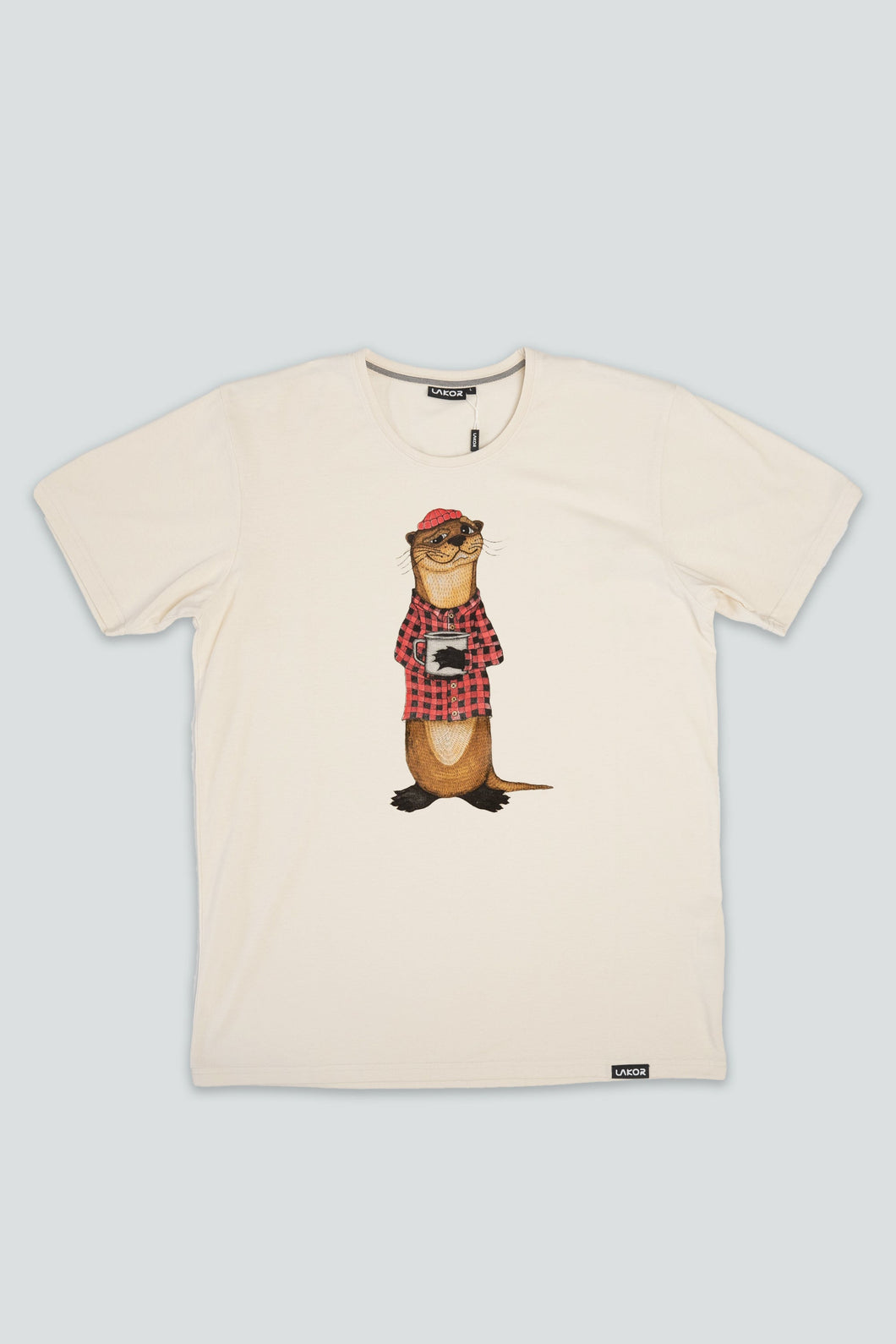 An Otter Coffee T-shirt (Off White)