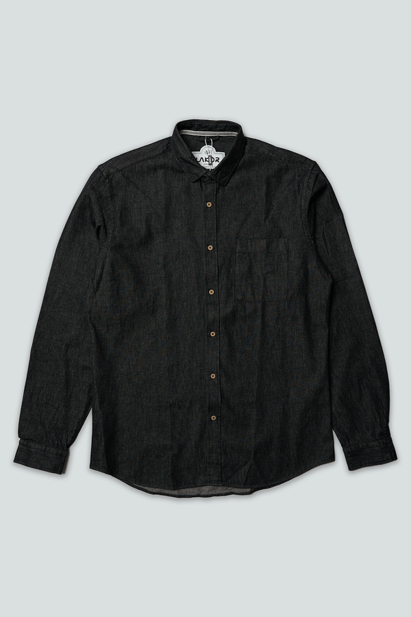 Organic Denim Shirt (Black)