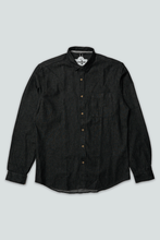 Indlæs billede til gallerivisning Organic Denim Shirt (Black)
