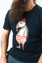 Indlæs billede til gallerivisning Atlantic Puffin T-shirt (Blueberry)

