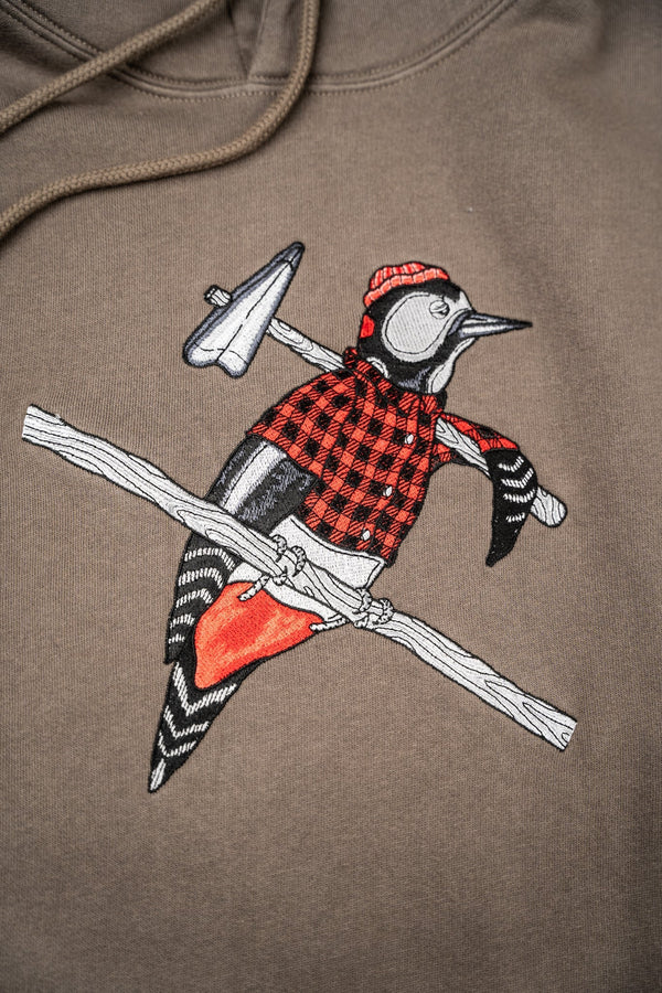 Woodpecker Hoodie (Morel)