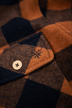 Indlæs billede til gallerivisning Birler Wool Jacket (Blueberry/Mocha Bisque)
