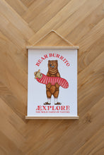 Indlæs billede til gallerivisning Bear Burrito Plakat
