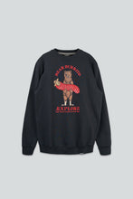 Indlæs billede til gallerivisning Bear Burrito Crewneck (Moonless Night)
