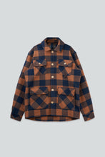 Indlæs billede til gallerivisning Birler Wool Jacket (Blueberry/Mocha Bisque)
