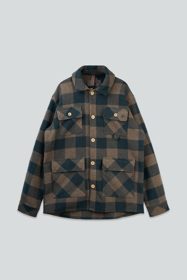 Birler Wool Jacket (Morel/Green Gables)