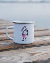 Indlæs billede til gallerivisning Atlantic Puffin Emaljekrus

