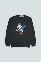 Indlæs billede til gallerivisning Surf&#39;s Up Crewneck (Moonless Night)
