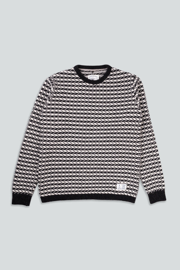 Faroese Fisher Knit (Off White / Black)