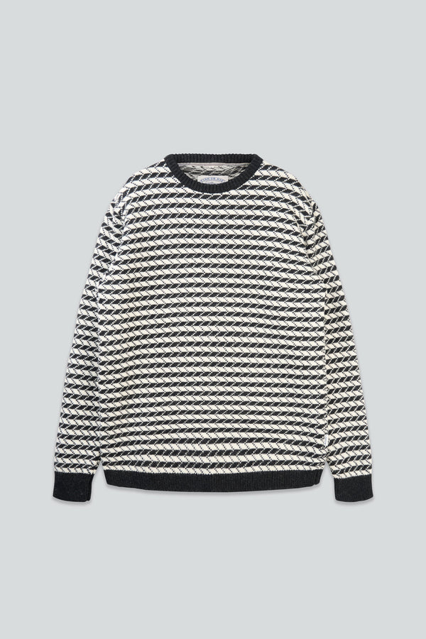 Faroese Fisher Knit (Off White / Black)