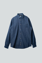Indlæs billede til gallerivisning Organic Denim Shirt (Dark Blue)
