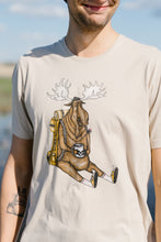 Indlæs billede til gallerivisning Snooze Moose T-shirt (White Pepper)
