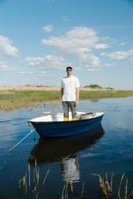 Indlæs billede til gallerivisning Mini Smoking Salmon T-shirt (Star White)
