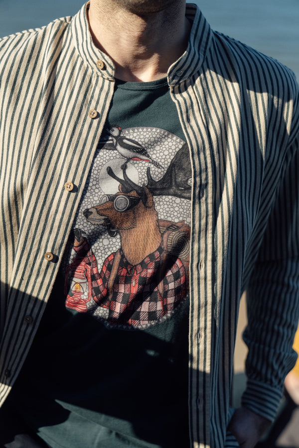 Kløvedal Shirt (Green Gables/White Pepper)