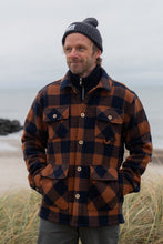 Indlæs billede til gallerivisning Birler Wool Jacket (Blueberry/Mocha Bisque)
