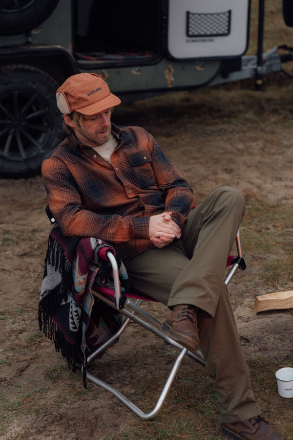 Inca Unna Shirt (Mocha Bisque/Blueberry)