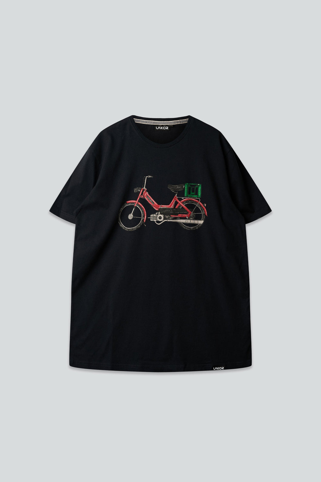 Red Maxi T-shirt (Moonless Night)