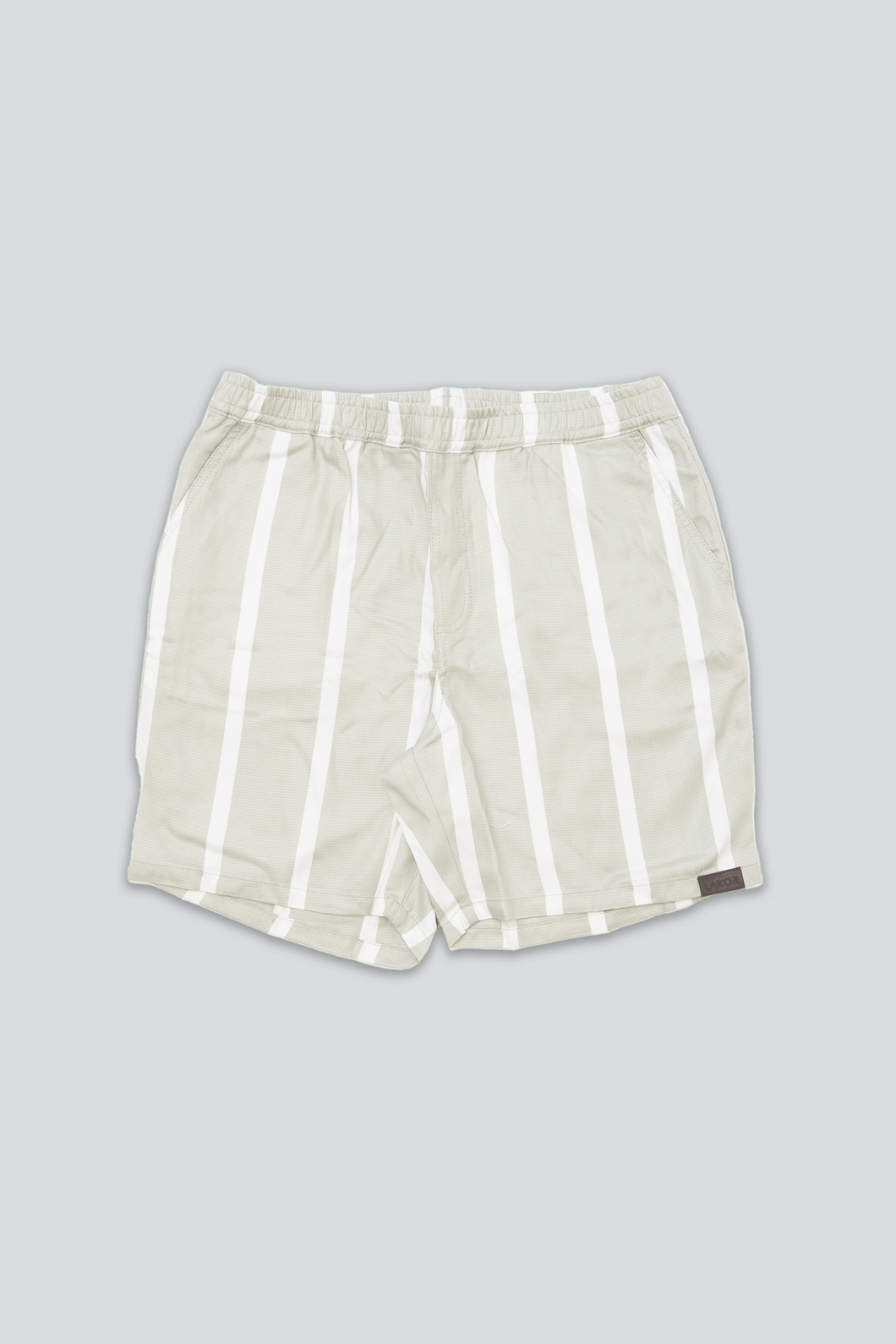 Wide Stripe Shorts (Desert Sage)