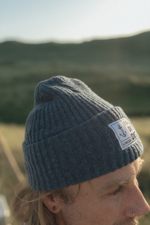 Fish or Die Beanie (Navy)
