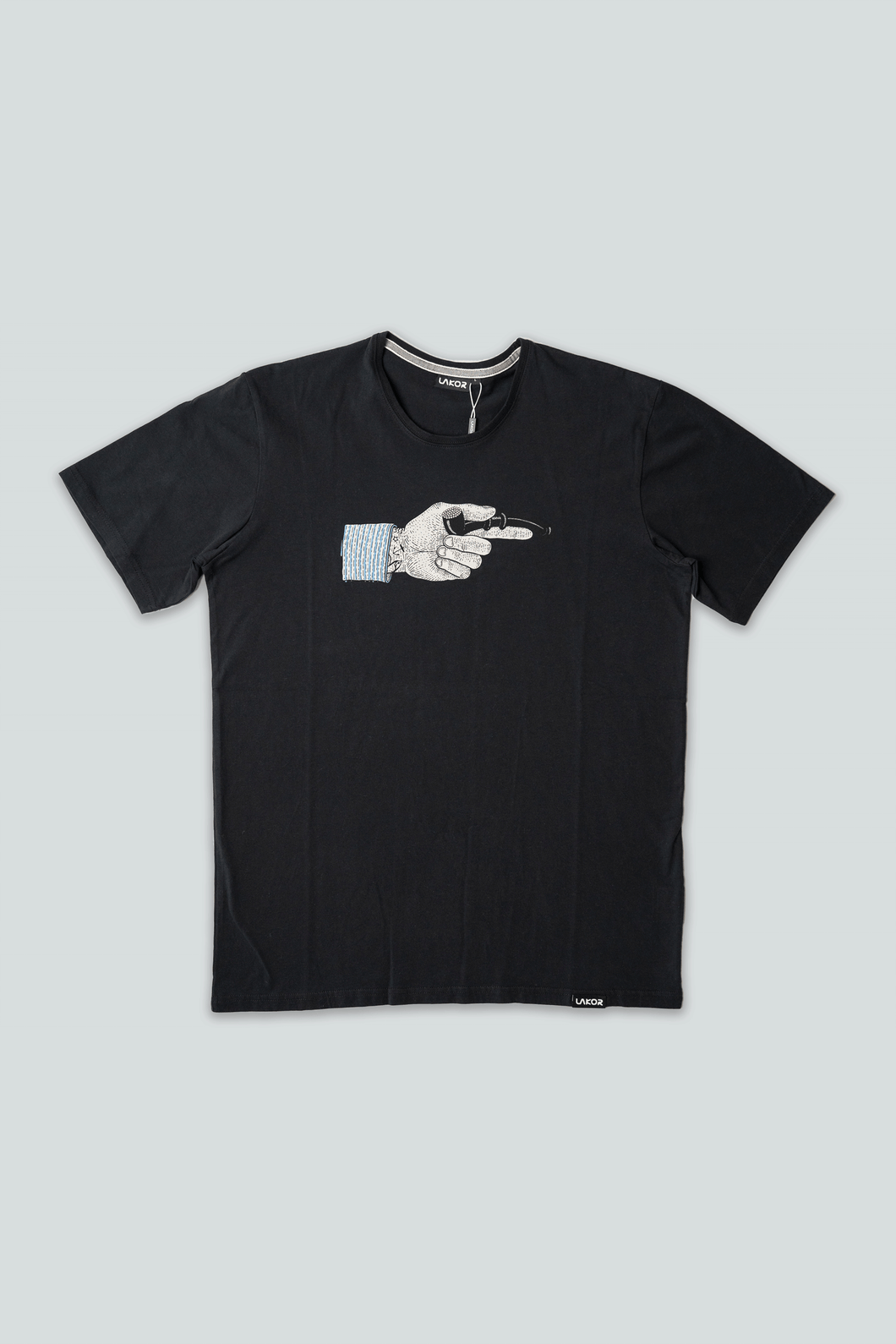 The Pointing Pipe T-shirt (Moonless Night)