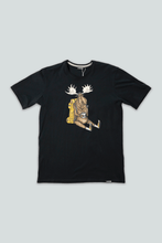 Indlæs billede til gallerivisning Snooze Moose T-shirt (Moonless Night)
