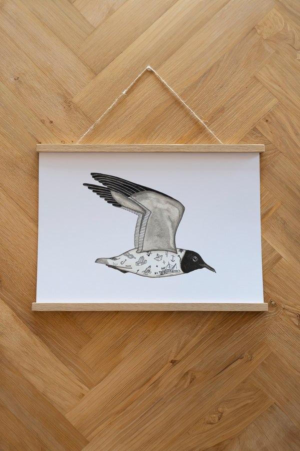 Tattooed Seagull Plakat