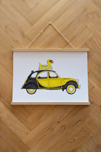 Indlæs billede til gallerivisning Rubberduck on Wheels Plakat

